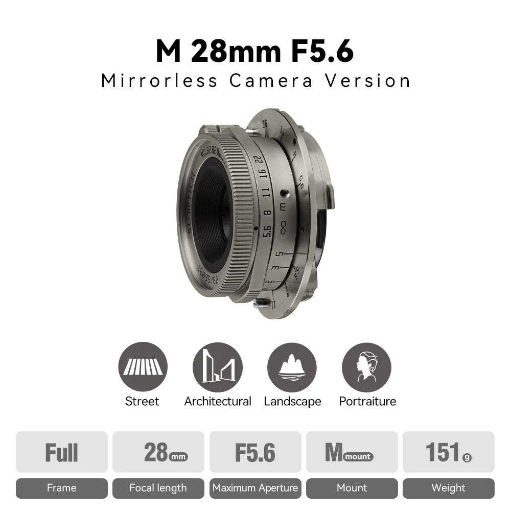 M 28mm F5.6 Titanium